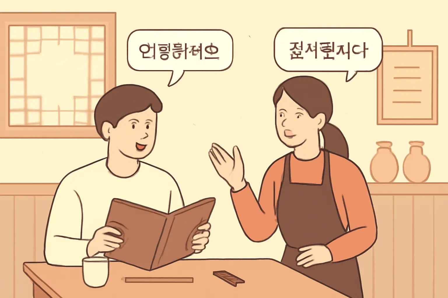 Ngữ pháp tiếng Hàn qua bối cảnh thực tế: học theo tình huống thay vì quy tắc