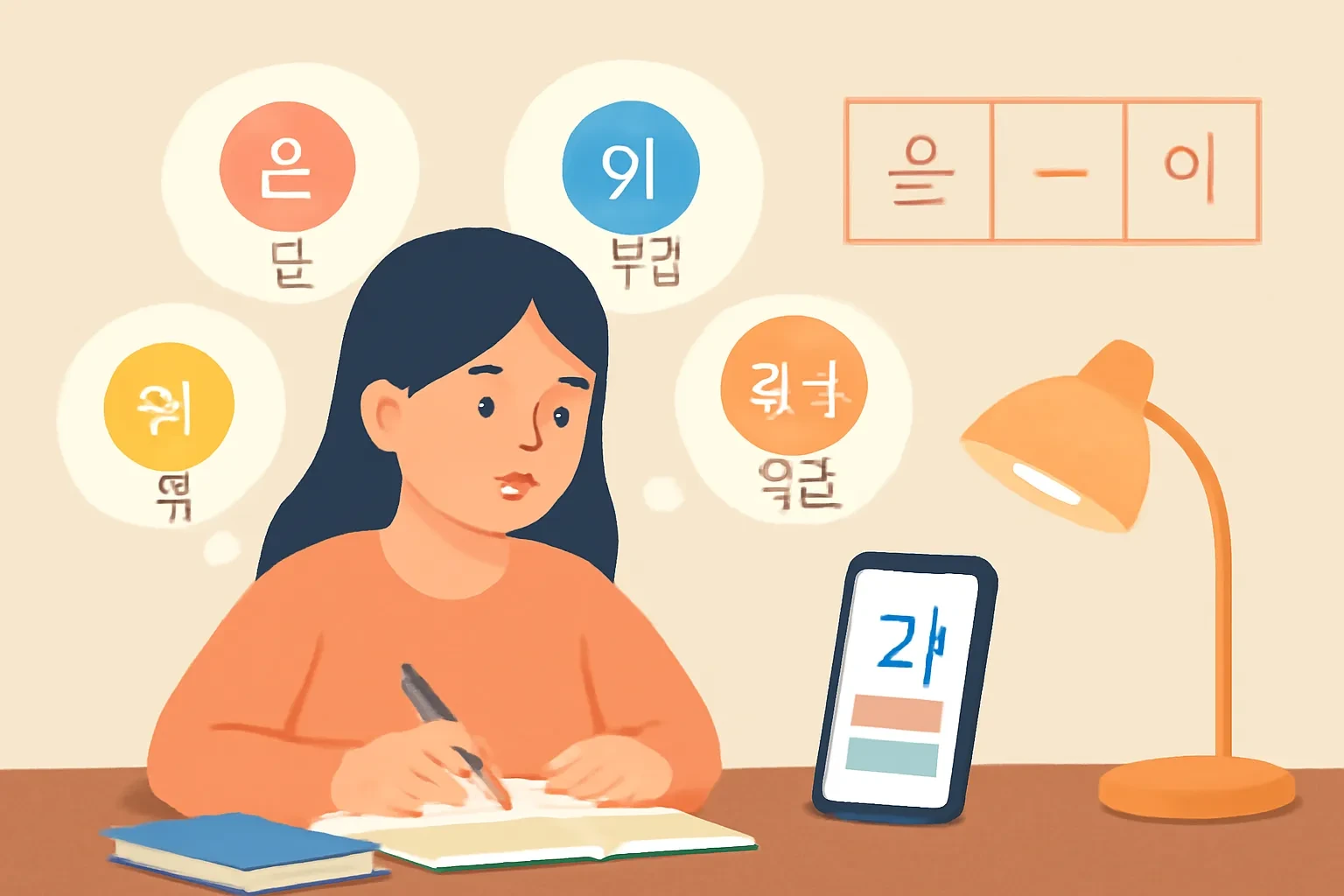 Trợ từ tiếng Hàn: cách dùng đúng để câu không bị sai về mặt ngữ pháp